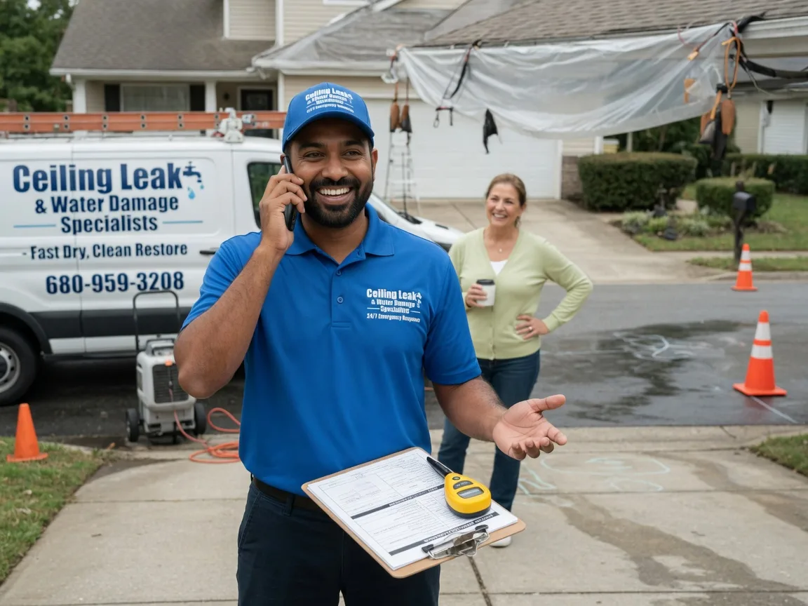 Ceiling Leak Cleanup New Germantown, PA FAQs